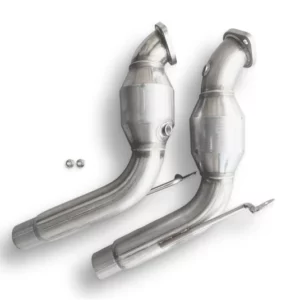 2020+ FORD EXPLORER 3.0L ST/PLATINUM & 2020+ LINCOLN AVIATOR CVF Stainless Steel Catted Downpipes FEST2022CDP-1
