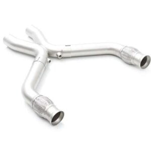 2011-2014 Ford Mustang GT 5.0L, 2013-2014 Shelby GT500 5.8L , LTH™  X-Pipe, EcoF™ Catalytic Converter, Factory Bolt In / 2.75", 304, 18 Gauge Stainless Steel, Titan™ Finish LTHFDXP00008T