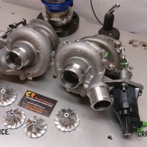 2017 F-150 3.5L EcoBoost Stage 5 CR Performance 46mm / 50mm CR 8 Blade Turbine Upgrade Turbo Set (Send In) 3-035-517-C