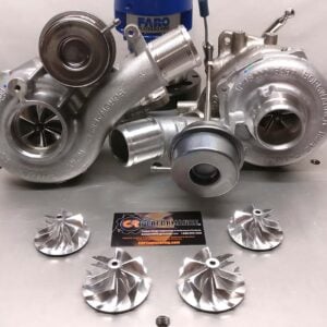 2020-2024 Ford Explorer ST 3.0L EcoBoost CR Performance Stage 5 46mm / 50mm CR 8 Blade Turbine Upgrade Turbo Set (Send In) 3-030-520-C