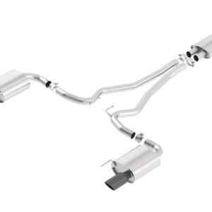 Borla Touring Cat-Back 15 Ford Mustang GT 5.0L V8 MT/AT 2.5in pipe Black 4in tip 140589BC
