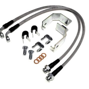 Stainless Steel Brake Hose Kit, 1999-2004 F-150 Front (2-WD)