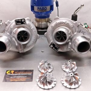 2013-2016 F-150 3.5L EcoBoost Stage 4 42mm / 45mm CR 8 Blade Turbine Upgraded Turbo Set 3 035 413-C