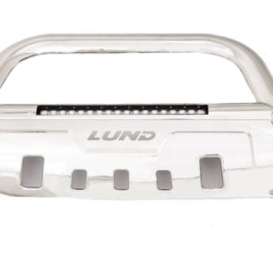 2019+ Ford Ranger Lund 3.5" Oval Bull Bar with 20" Flood LED Light Bar (Polished Stainless) 47021300