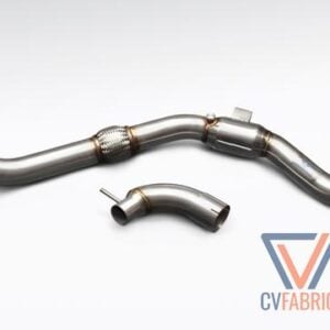 2015-2023 Mustang 2.3L EcoBoost CVF 3" Stainless Steel Catted Downpipe ECOMUSDOW1-CAT