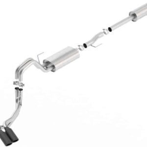 Borla 15-17 F-150 2.7L/ 3.5L EcoBoost/ 5.0L V8 4in. Tip Side Exit S-type Exhaust Black Chrome 140618BC