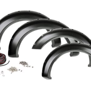 Ford Pocket Fender Flares | Rivets | Shadow Black (17-22 F-250/350) F-F21112G1