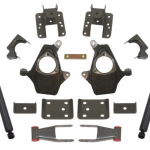 MaxTrac 07-16 GM C/K1500 2WD/4WD (Non Magneride) 2in/4in Lowering Spindle Kit