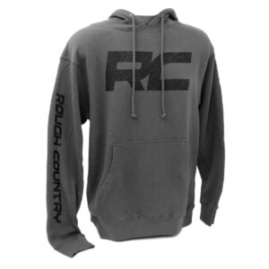 Rough Country Hoodie | RC Topographical Sleeve | Charcoal | MD