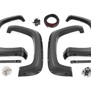 Pocket Fender Flares | G9K Satin Steel | Chevy Silverado 2500 HD/3500 HD (20-24)
