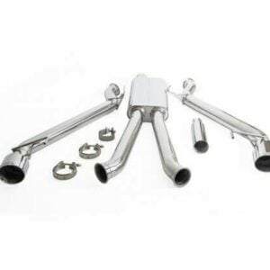 Full-Race 2015+ Mustang EcoBoost 3" Dual Exhaust System (One Muffler)