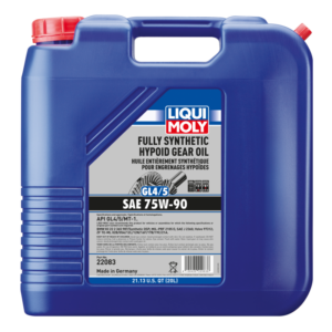 LIQUI MOLY 20L Fully Synthetic Hypoid Gear Oil (GL4/5) 75W90