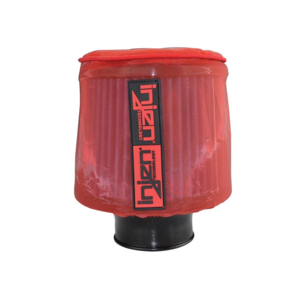 Injen Red Water Repellant Pre-Filter fits X-1021 6in Base / 6-7/8in Tall / 5-1/2in Top Injen Red Water Repellant Pre-Filter fits X-1021 6in Base / 6-7/8in Tall / 5-1/2in Top