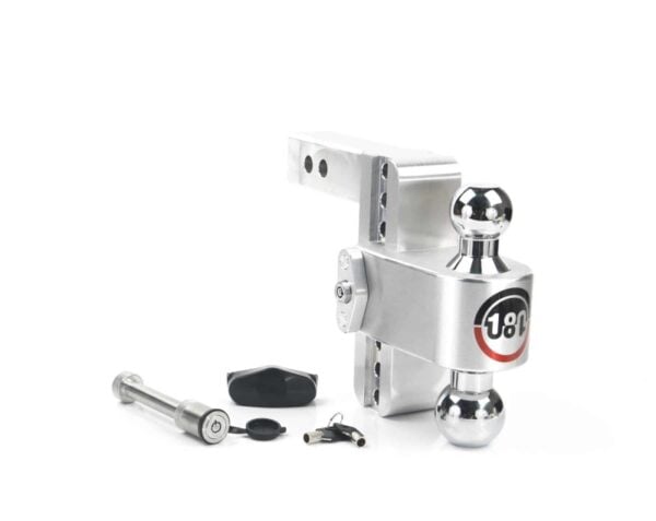 Weigh Safe 180 Hitch 6in Drop Hitch & 2in Shank (10K/12.5K GTWR) w/WS05 - Aluminum Weigh Safe 180 Hitch 6in Drop Hitch & 2in Shank (10K/12.5K GTWR) w/WS05 - Aluminum
