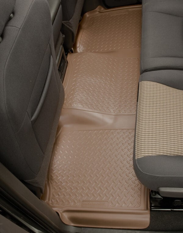 Husky Liners 04 1/2-08 F-150 Super Cab Classic Style 2nd Row Black Floor Liners Husky Liners 04 1/2-08 F-150 Super Cab Classic Style 2nd Row Black Floor Liners