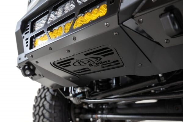 Addictive Desert Designs 17-20 Ford Super Duty Bomber Front Bumper w/ Mounts For 20in Light Bars Addictive Desert Designs 17-20 Ford Super Duty Bomber Front Bumper w/ Mounts For 20in Light Bars