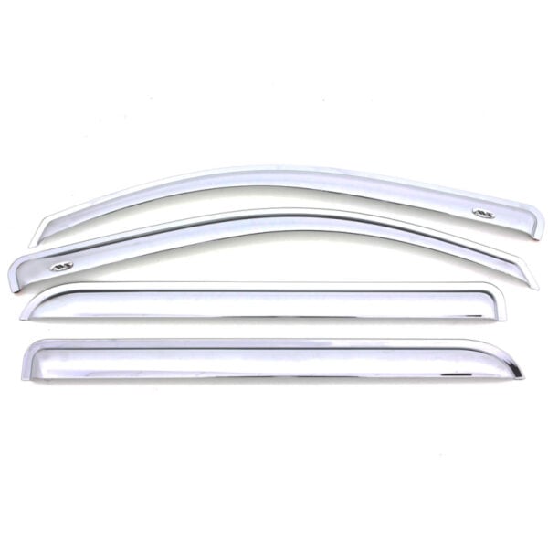 AVS 20-22 Chevrolet Silverado 1500 LTD Ext. Cab/DC F&R Ventvisor Window Deflectors 4pc - Chrome AVS 20-22 Chevrolet Silverado 1500 LTD Ext. Cab/DC F&R Ventvisor Window Deflectors 4pc - Chrome