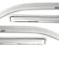 AVS 20-22 Chevrolet Silverado 1500 LTD Ext. Cab/DC F&R Ventvisor Window Deflectors 4pc - Chrome