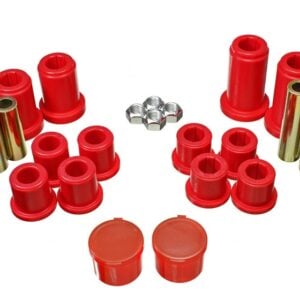 Energy Suspension 07-13 Chevrolet Silverado1500 4WD Front Control Arm Bushing Set - Red