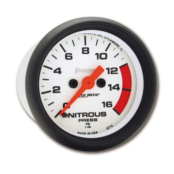 Autometer Phantom 2-1/16in 1600 PSI Digital Stepper Motor Nitrous Pressure Gauge Autometer Phantom 2-1/16in 1600 PSI Digital Stepper Motor Nitrous Pressure Gauge