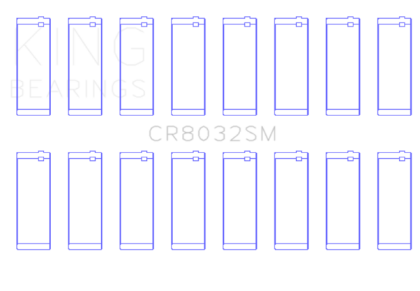 King Chrysler 345/ 370 16V (Size 0.75) Connecting Rod Bearing Set King Chrysler 345/ 370 16V (Size 0.75) Connecting Rod Bearing Set