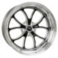 Weld S76 20x7 High Pad Black Wheel - 5x120mm BP - Part Number: wel76HB0070N43A