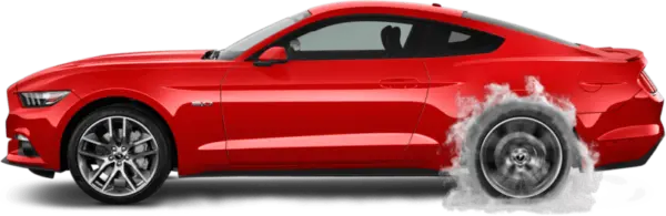 Home 11 Mustang Spinning Tires