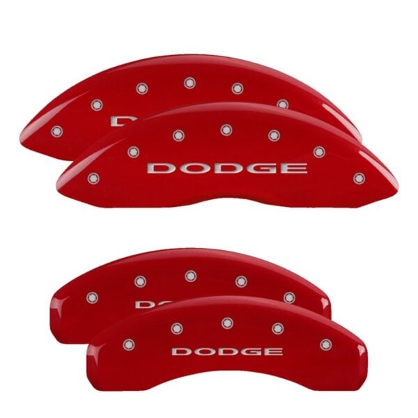 MGP 4 Caliper Covers Engraved Front & Rear C6/Corvette Red finish silver ch MGP 4 Caliper Covers Engraved Front & Rear C6/Corvette Red finish silver ch
