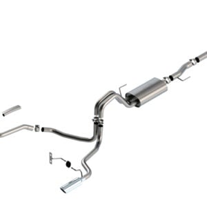 Borla F-150 2021 5.0L 4DR CC SB EC STB LARIAT/KR/PLATINUM/LTD 3/2.25 SRE Cat-Back Touring CHR Tips