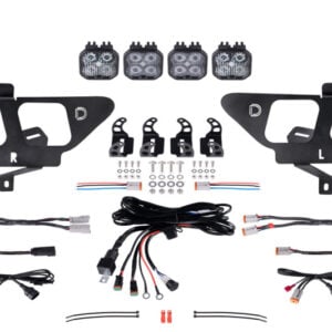 Diode Dynamics 21-22 Ford F-150 SS3 LED Fog Pocket Kit - White Sport