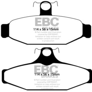 EBC 83-87 Chevrolet Corvette (C4) 5.7 Bluestuff Rear Brake Pads