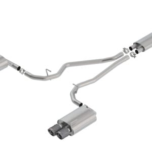 Borla 2020+ Ford Explorer ST 3.0L V6 2.25in S-type Exhaust - Carbon Fiber Tips 140820CF