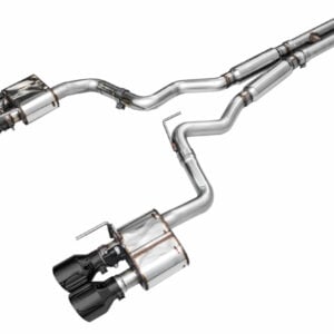 AWE Tuning 21-23 Ford Mustang Mach 1 SwitchPath Cat-Back Exhaust w/ Quad Diamond Black Tips