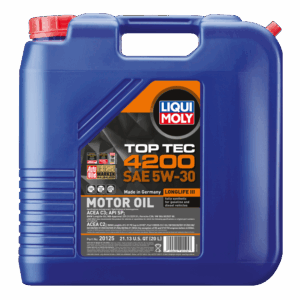 LIQUI MOLY 20L Top Tec 4200 New Generation Motor Oil SAE 5W30