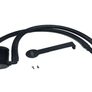 2012-2017 Jeep JK 3.6L J&L Oil Separator 3.0 Driver Side, Black Anodized 3064D-B