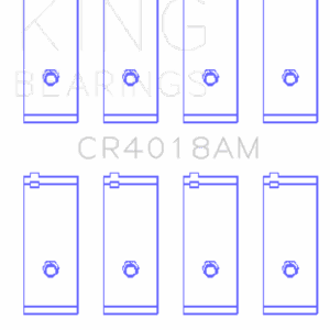 King Engine Bearings Toyota 1S/4S/2SELC/3SFE/3SGELC Connecting Rod Bearing Set - Size STD