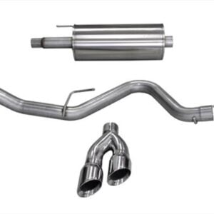 2015-2020 F150 5.0L Corsa Cat-Back Sport-Series Exhaust Kit Twin Polished Tips 14837