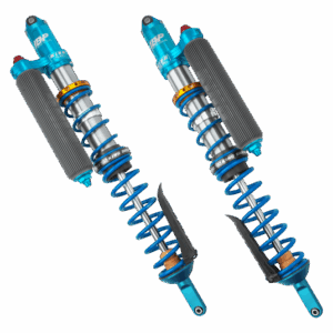 King Can Am Maverick R 3.0 Rear Coilover w/ Adj&Finned Res. Mid-Port Swivel