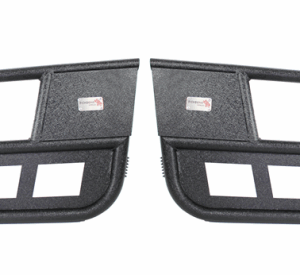 Fishbone Offroad 97-06 Jeep Wrangler TJ Front Tube Doors - Black Textured Powdercoat Steel