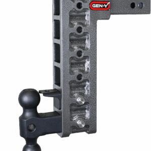 Gen-Y Mega Duty 2in Shank 12.5in Drop 10K Hitch w/GH-031 Dual-Ball/GH-032 Pintle Lock