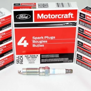 Ford Motorcraft Double Platinum Spark Plugs for 4.6L, 5.4L, 6.8L Applications (Sets of 8, 10) SP-509X SP-509-X HJFS-24FP