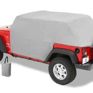Bestop 07-18 Jeep Wrangler JK 4-Door All Weather Trail Cover (Charcoal / Gray)