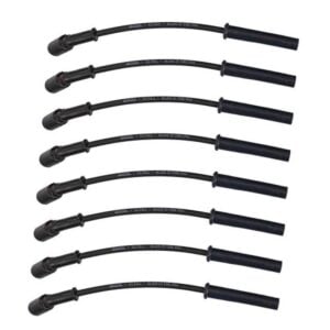 Moroso 99-13 GM LS/LQ 4.8/5.3/5.7/6.0/6.2L Ultra350 8mm Multi-Angle Boot Spark Plug Wire Set - Black