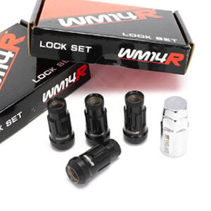 Wheel Mate WM14R 14x1.50 Wheel Locks Chrome 4 PCS
