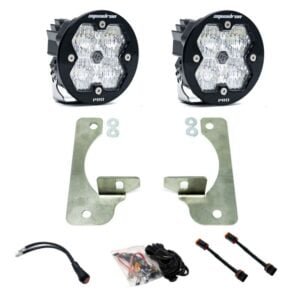 Baja Designs 18-25 JL/JT / 20-25 Gladiator Squadron-R Sport 2.0 Fog Kit OE Rubicon Bumper (WC)-Clear