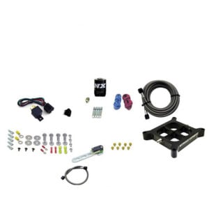 Nitrous Express Dry Single Entry Billet Crossbar Plate System 100-500hp (4150 Flange) w/o Bottle