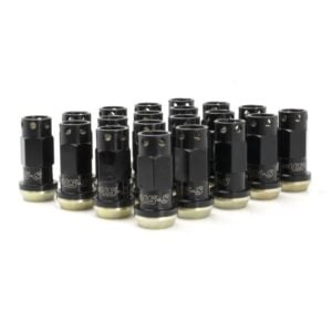 Wheel Mate Muteki SR45-S Lug Nut Kit 12x1.50 - Black Finish w/ YZP Washers