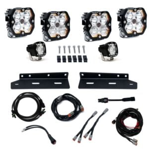 Baja Designs 21-25 Ford Raptor Squadron Pro 2.0/S1 Fog Pocket Kit (Multi Patterns) - Clear