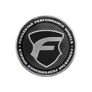 Forgestar Chrome base Carbon Fiber Lens 2.45in O-Ring Cap Flat