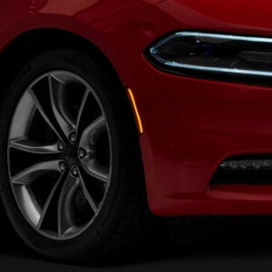 Raxiom 15-23 Dodge Charger Excluding Widebody Axial LED Side Marker Lights Front and Rear- Smoked